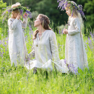 Sale: Unterkleid für Damen aus Leinen „Trea die Ruhige” | Helllila, feines Leinen