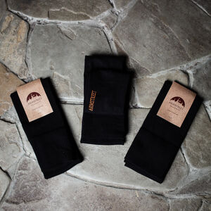 Schwarze Baumwollsocken in Einheitsgröße für den Alltag, geeignet für HEMA-Fechttraining