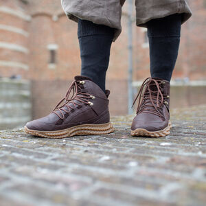 Schwarze, gestrickte Baumwollsocken für Alltag, HEMA-Fechttraining, 3 Paar im Set