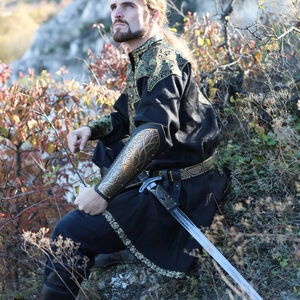 Schwertgehänge aus Leder "Elfen Prinz"
