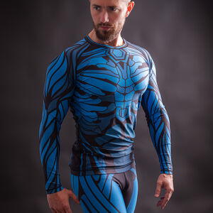 Schwertkampf Unterbekleidungs-Rashguard „Futura” Langarmshirt für Kampfsportarten