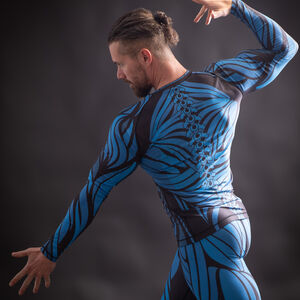 Schwertkampf Unterbekleidungs-Rashguard „Futura” Langarmshirt für Kampfsportarten
