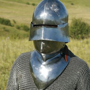 Mittelalter Helm Schaller Mit Bart