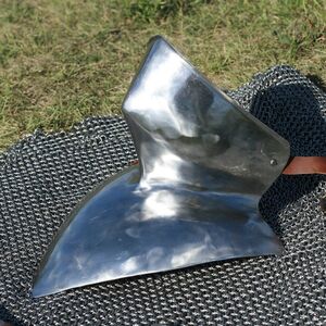 Spätmittelalter Exklusiver Schaller Helm Mit Bart