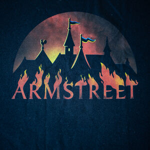 T-Shirt aus Baumwolle mit ArmStreet-Kriegslogo