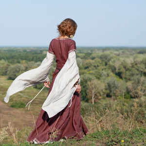 Übervorrat Sale Mittelalter Kleid aus Leinen „Bogenschützin“