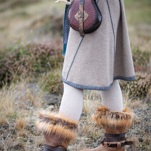 Wikinger Geprägte Ledertasche „Hilda die Stolze“