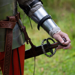 WMA Leichte Armschienen mit Ellbogenschutz „Heckenritter“ aus Federstahl