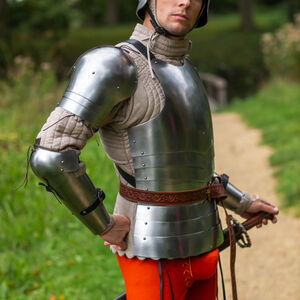 WMA Leichte Armschienen mit Ellbogenschutz „Heckenritter“ aus Federstahl