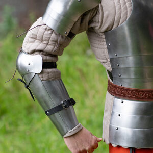 WMA Leichte Armschienen mit Ellbogenschutz „Heckenritter“ aus Federstahl