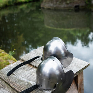 WMA Leichte Armschienen mit Ellbogenschutz „Heckenritter“ aus Federstahl