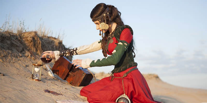 Fantasy Kostüm "Tochter des Alchimisten" 