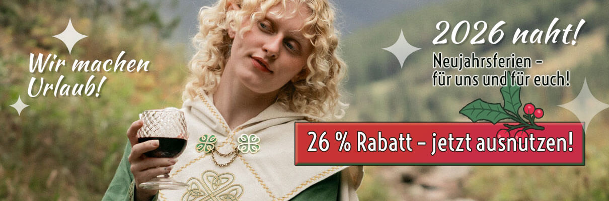 26 % Rabatt – solange wir nicht da sind!
