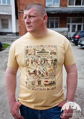 T-Shirt „Gobelin des Krieges”