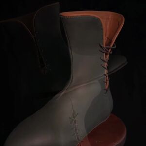 Gothic women medieval shoes 